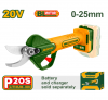 Секатор аккум. 20В,рез 25мм (б/акк и зар) JADEVER JDJFP525/12