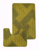  Набор ковриков д/ванной BOMBINI CROOSLOOP Крослуп 60*100/50*60см (2шт) LLP202254 Green  1/25