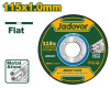 Диск отрезной по металлу  и нерж.стали 115*1.0*22.2мм  JADEVER JDAC1345/400