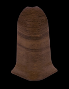 L017 Угол наружный Орех Темный Лайн Пласт/50