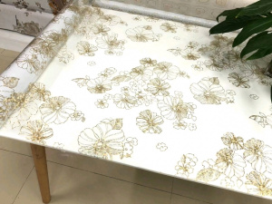  Клеенка силиконовая 0,6м*20м прозрачная (термостойкая) /4105-2