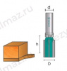 Фреза кромочная прямая 1021 D21 (рез) h50 (высота реза) d12мм (хвостовик) z4/Алмаз 
