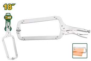 Клещи зажимные 18" (460мм) С-образного зажима JADEVER JDLP4218