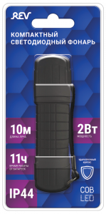 Фонарь универсальный сд UNI2301, COB 2 Вт, бат. 3хААA, Ritter