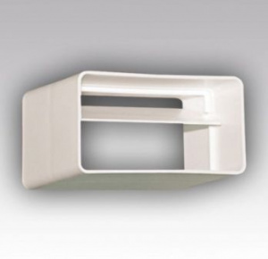 Соединитель прямоугольный с обратным клапаном 60*204мм (14 шт)