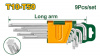 Набор шестигр.ключей  9шт Т10-50 Torx  JADEVER JDHK3291