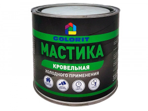 Мастика кровельная  4кг холодного применения Колорит