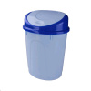 Ведро пластм.  8л для мусора овальное голубое (5шт) /Башкирия