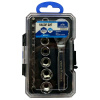 НАБОР бит 20 предметов (T,SL,PН),головки 6-12мм,трещетка 1/4",кейс Vertextools