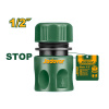 Соединитель пластиковый 1/2" с аквастопом JADEVER JDQC2E12/120
