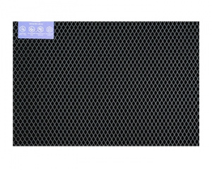  Коврик ЭВА Ромб 48*68 см черный 1/10