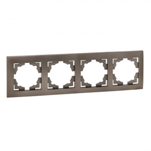 Графит рамка 4-местная Валенсия/EKF