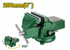 Тиски слесарные поворотные чугунные 18кг 200мм JADEVER JDBV1A08