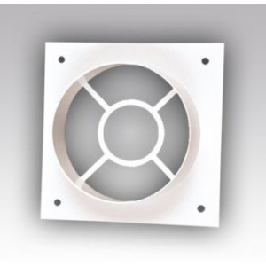 Фланец пласт. D100мм 113х113 пластик (38шт)