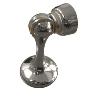 Ограничитель дверной магнит "106" L76 (хром) TRODOS