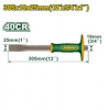 Зубило плоское с протектором 25*19*305мм JADEVER JDCC2312