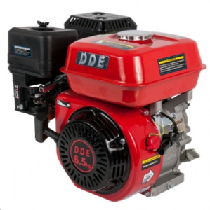 Двигатель бензиновый четырехтактный DDE 168FB-Q19 (19.05мм, 6.5л.с., 196 куб.см., фильтр-картридж, датчик уровня масла)