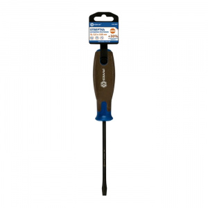 ОТВЕРТКА шлицевая SL5 100мм древесно-полимерная ручка CR-V/Кобальт