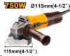 Шлифмашина угловая ф115мм, 750Вт,12000об\мин,М14 INGCO AG75028 INDUSTRIAL