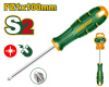 Отвертка крестовая PZ1 100мм S2  JADEVER JDSDC214