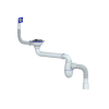 Сифон д/мойки 3 1/2"*40 прикруч.выпуск, прямоуг.перелив, гибк.соедин. 40*40/50 (BC22) ЮНИКОРН (20шт)