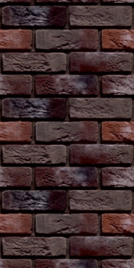 ъПанель ПВХ  фотопечать КИРПИЧ обожженный (Fired Brick) (0,25*2,7) 10шт.