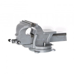 ТИСКИ слесарные поворотные стальные 14,5кг/Кобальт