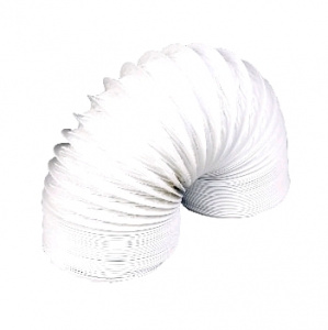 Воздуховод армированный гибкий ПВХ D125мм  L = 2м (20шт) ПОД ЗАКАЗ