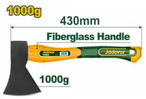 Топор 1000г с фиберглассовой ручкой JADEVER JDHM6310/12