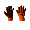 Перчатки  утепленные -20 акриловые 75 гр оранжево-коричневые RICH/12
