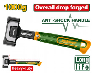Молоток каменщика 1000 гр с кованной головкой JADEVER JDHM8341