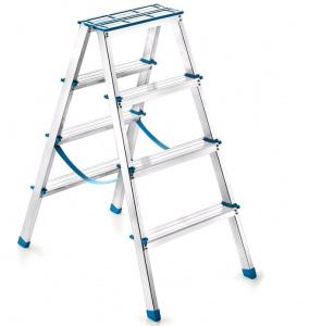 Стремянка  4-х ступ.  двухсторонняя оцинкованная ЯРУС/Догрулар (1шт)