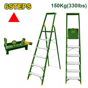 Стремянка  6-х ступ. оцинкованная, ступени-алюминий JADEVER JDLD1H06