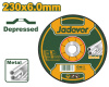 Диск шлифовальный торцевой 230*22,2*6мм по металлу с вогнутым центром JADEVER JDAC1395/25