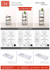 Стеллаж 3-х секционный "Валенсия 13" (VALENCIA 13 Shelf rack) (455*300*855 мм) цвет белый (1 шт)