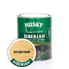 АНТИСЕПТИК Лазурь HUSKY SIBERIAN бесцветный 9л УЦЕНКА полуглянц/Декарт ПОД ЗАКАЗ