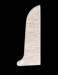 L064 Заглушка правая Клён белый Лайн Пласт/50