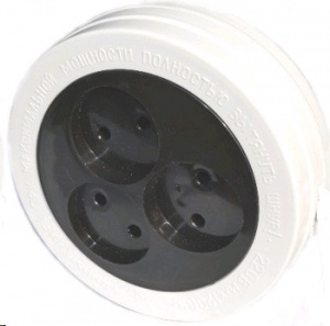 КОЛОДКА на рулетку 3 гнезда "ВЕЛЛКОНТ"