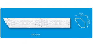 Плинтус 1,3м 4055 30*30/90