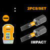 Набор бит (SL4*25мм) 2шт ударных INGCO SDBIM71SL425 INDUSTRIAL