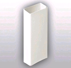 Воздуховод прямоугольный ПВХ  55*110мм  L=2м   (35шт)