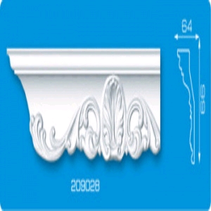 Плинтус 1,3м 13023 люкс/70 (волна)