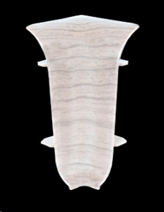 L046 Угол внутренний Ясень светлый Лайн Пласт/50