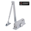 Доводчик дверной (от 25 до 80кг) серебро, морозостойкий ULTIMATE ДД-60 A-S/БУЛАТ 