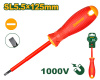Отвертка шлицевая SL5.5 125мм диэлектрическая  JADEVER JDSD7255