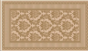  Коврик  ЖАККАРДОВЫЙ  40*60см (циновка) Прямой МИКС/Витебск