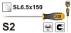 ОТВЕРТКА шлицевая 150мм SL6,5 INGCO HS686150 INDUSTRIAL