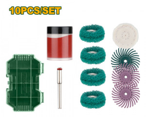 Набор оснастки для гравера  10 предметов JADEVER JDRR5010/40