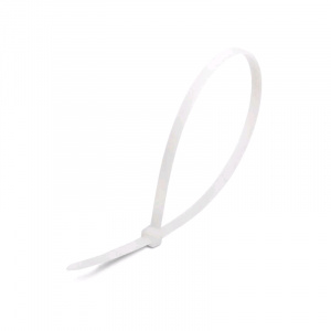 Хомут-стяжка 2,5х100мм нейлон (белый) 100шт/VKL electric