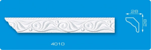 Плинтус 1,3м 4010 28*28/100